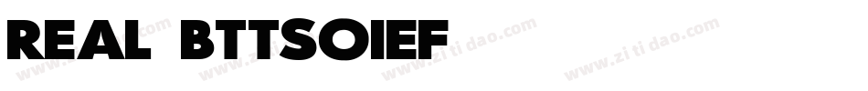 Real Bttsoief字体转换
